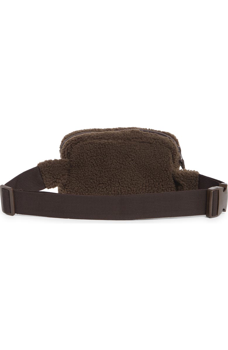 Faux Shearling Belt Bag