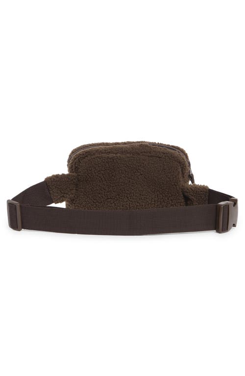 Z By Zella Faux Shearling Belt Bag