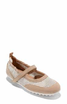 GrandPrø Travina Leather Mary Jane Ballet Flat