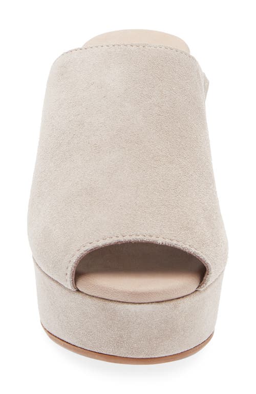 Chocolat Blu Platform Slide Sandal In Neutral
