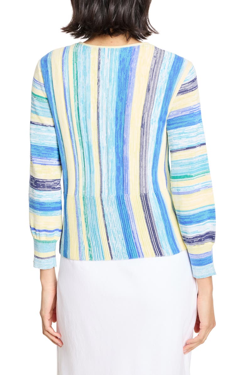 NIC+ZOE Coast Crush Cardigan, Alternate, color, Blue Multi
