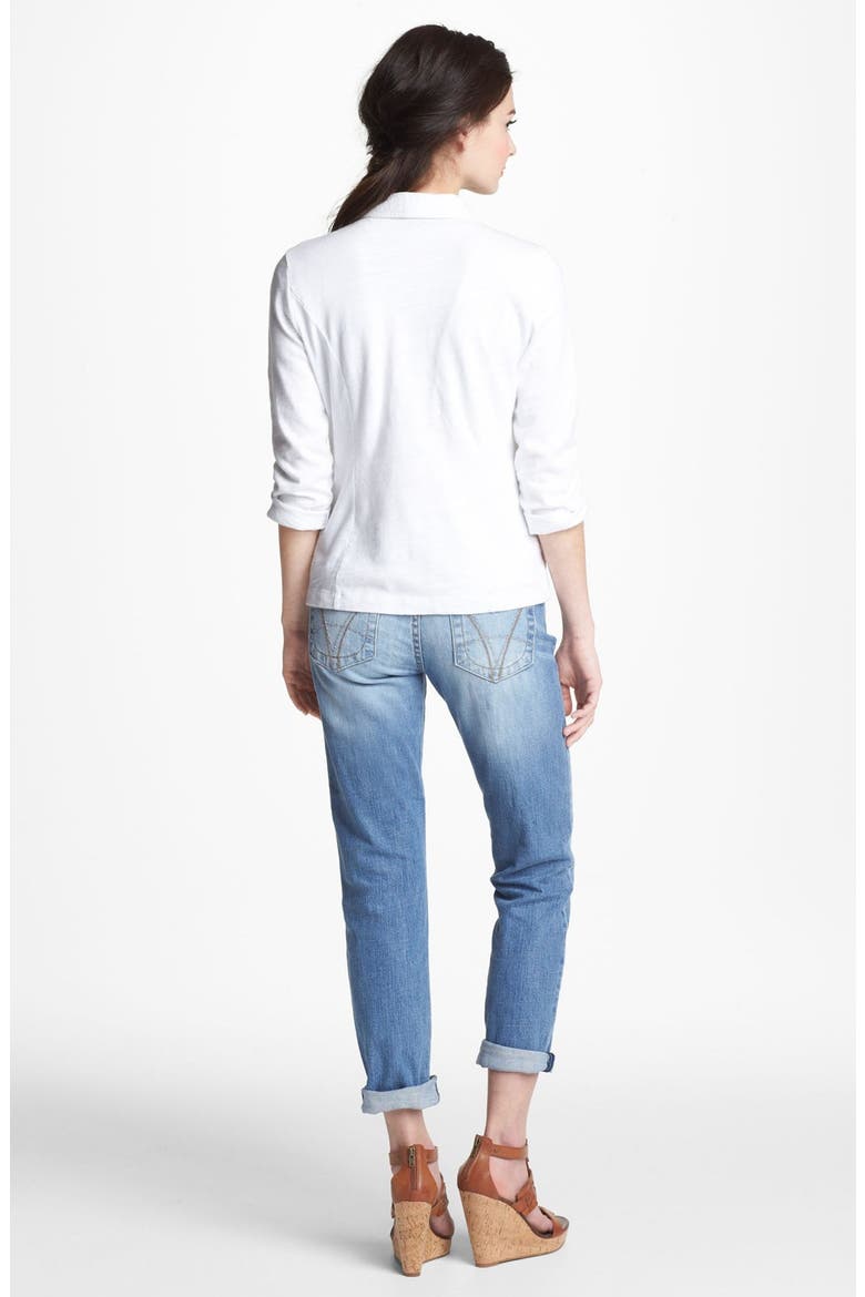 'Catherine' Distressed Slim Boyfriend Jeans, Alternate, color, DISCOVER