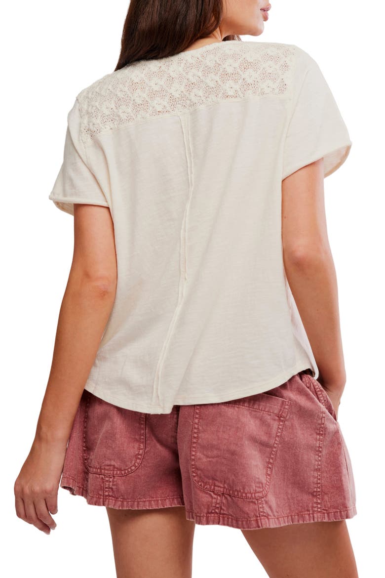 Heirloom Henley Top, Alternate, color, TEA