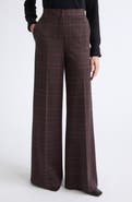 Max Mara Memiro Plaid Wool Trousers