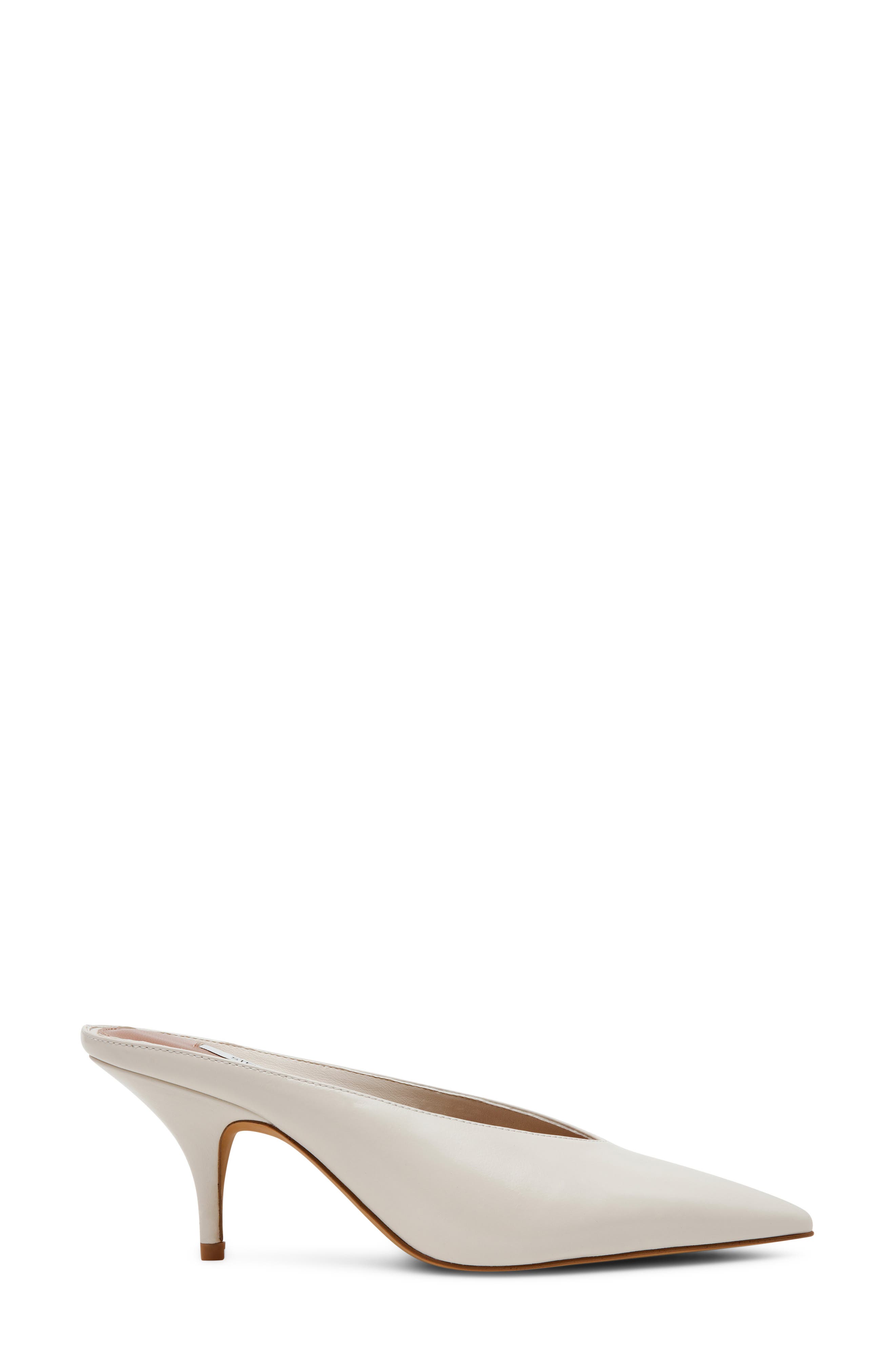Fonza Mule, Alternate, color, WHITE LEATHER