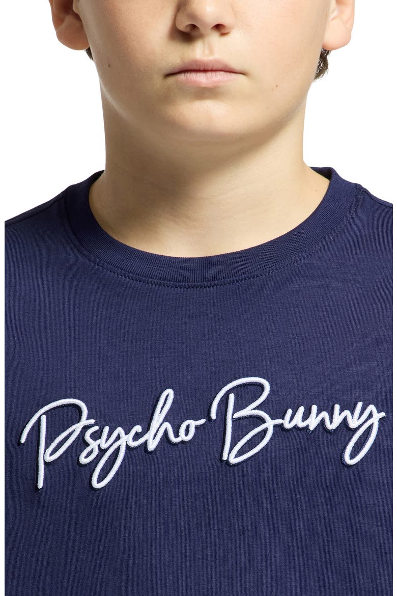 Kids' Genesee Embroidered T-Shirt, Alternate, color, EVENING BLUE