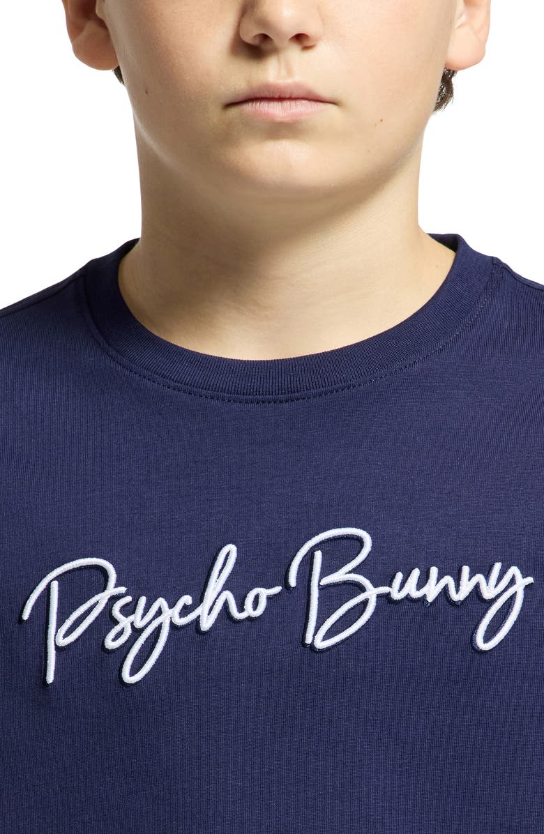 Psycho Bunny Kids' Genesee Embroidered T-Shirt, Alternate, color, 