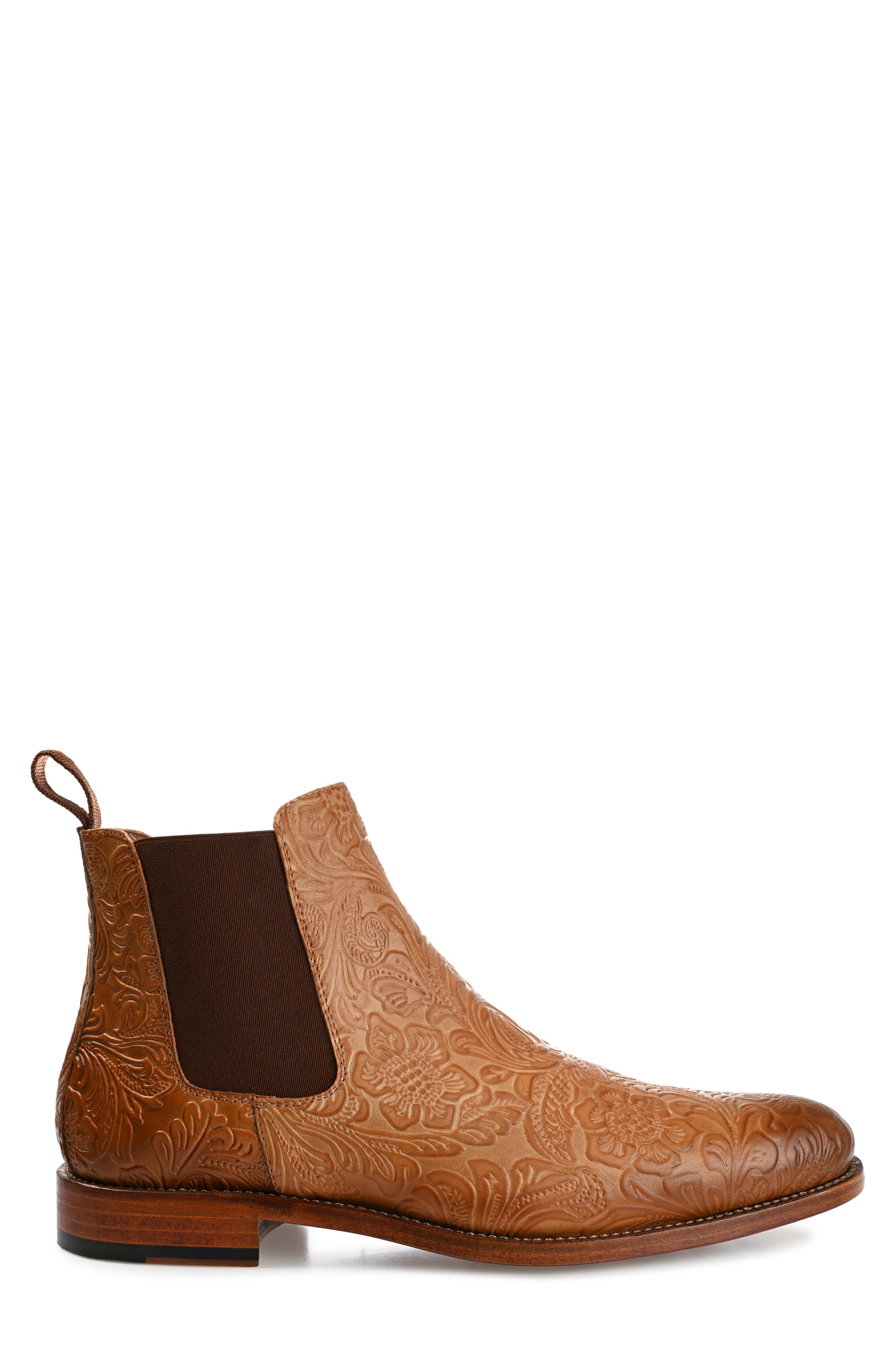TAFT Jude Embossed Chelsea Boot, Alternate, color, 