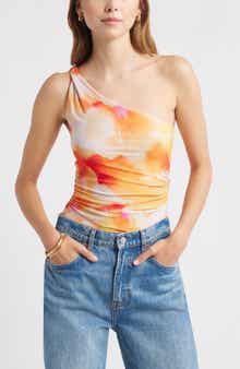 Open Edit Twist One-Shoulder Top