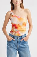 Open Edit Twist One-Shoulder Top