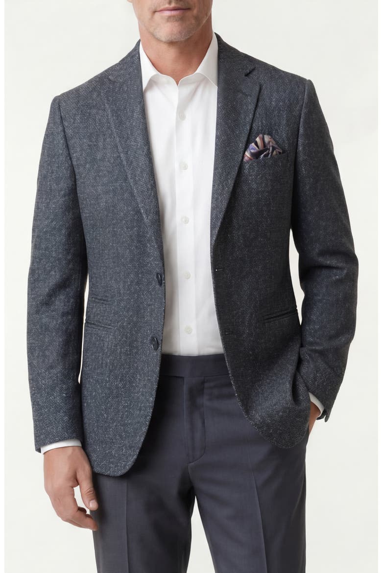 Two-Button Sport Coat, Main, color, NAVY