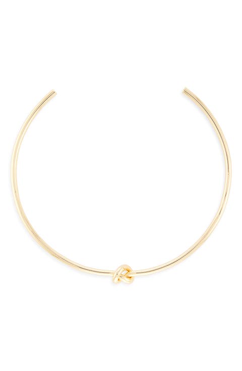 Knot Cuff Necklace