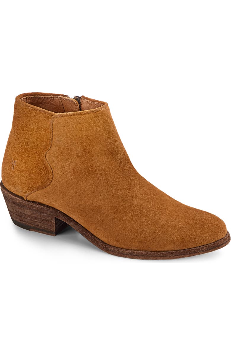 Frye Carson Piping Bootie, Main, color, Bronze