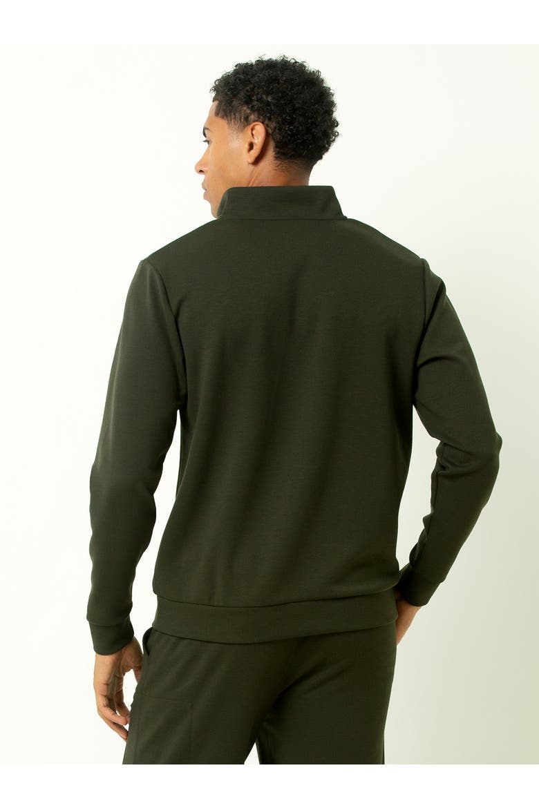 Classic 1/4 Zip Sweatshirt, Alternate, color, Olive