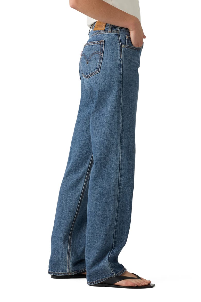 Low Straight Leg Jeans, Alternate, color, REAL RECOGNIZE REAL