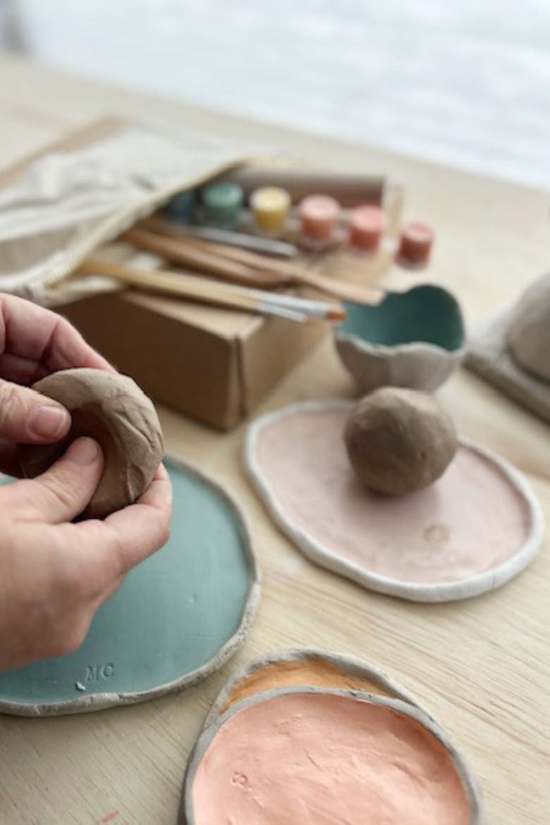 Meditative Art Clay Kit, Guided Meditations, Journaling Prompts, Alternate, color, Meditate