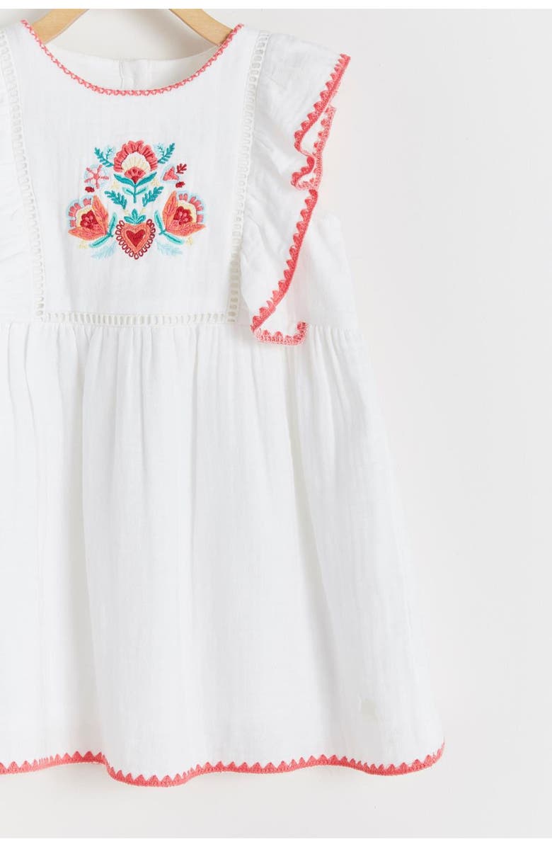 Babycottons Dress Milagrito for Little Kid, Alternate, color, White