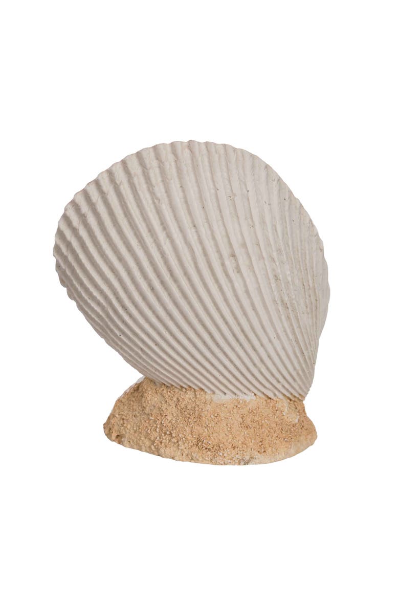 Blue Crab In Seashell Figurine, Alternate, color, Blue