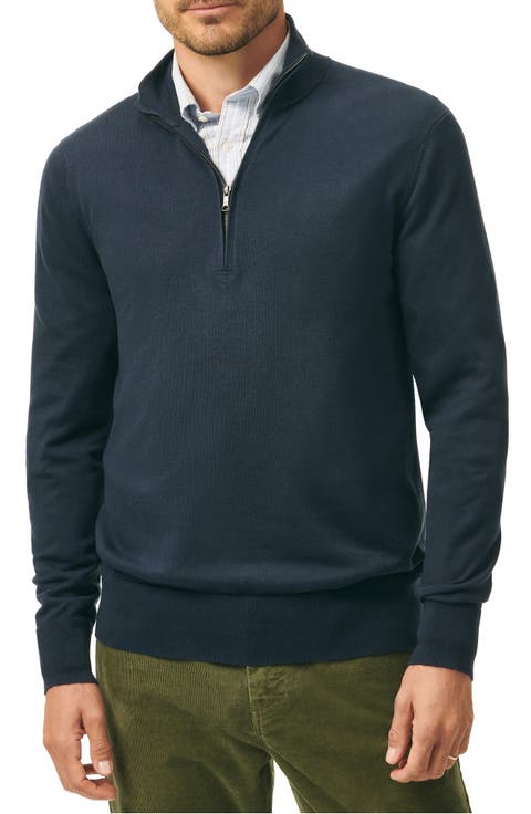 Supima® Cotton Half Zip Pullover