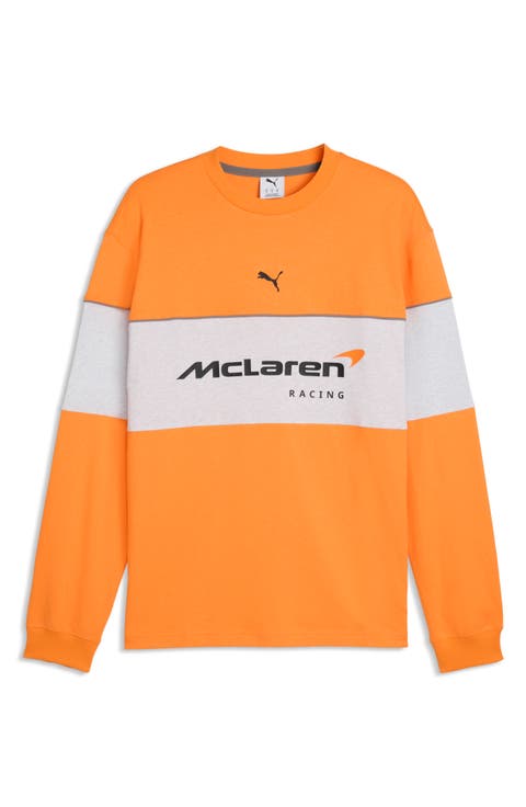 McLaren Long Sleeve Cotton Graphic T-Shirt