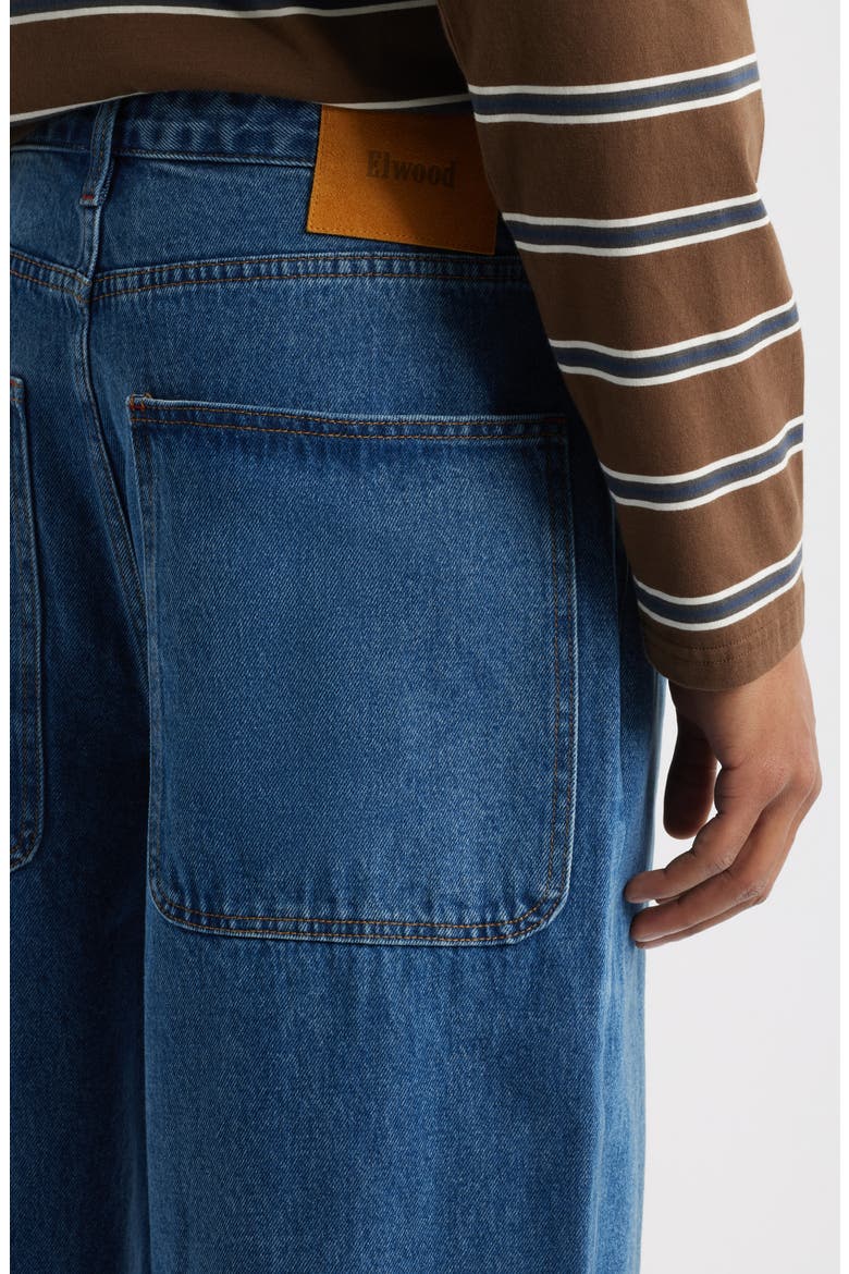 Wood Shop Baggy Wide Leg Carpenter Jeans, Alternate, color, BLUE MEDIUM