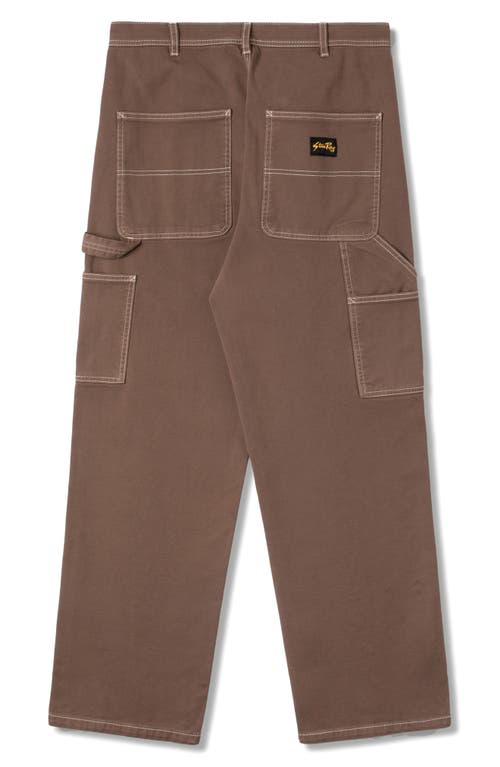 Stan Ray Big Job Baggy Painter Pants In Shale Duck