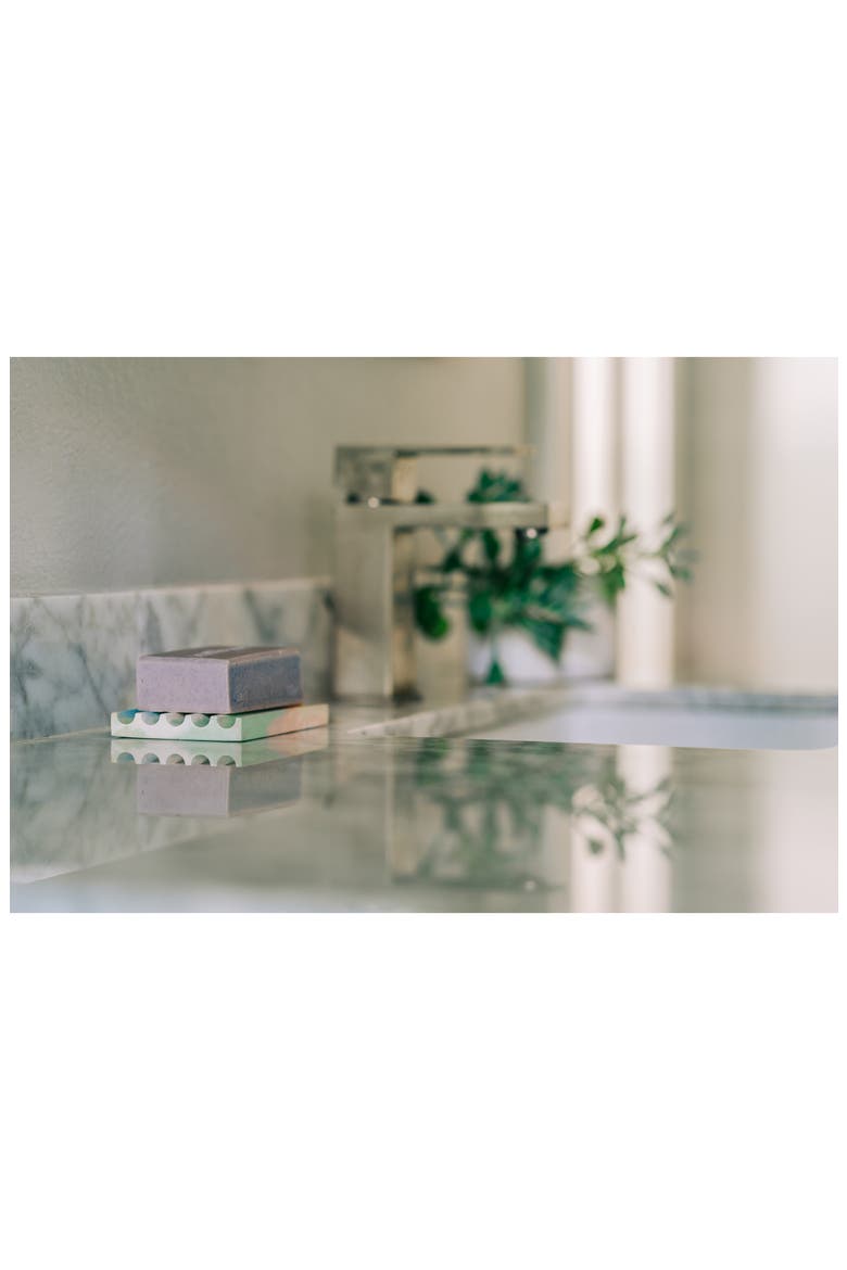 Concrete Soap Dish, Alternate, color, JAWBREAKER