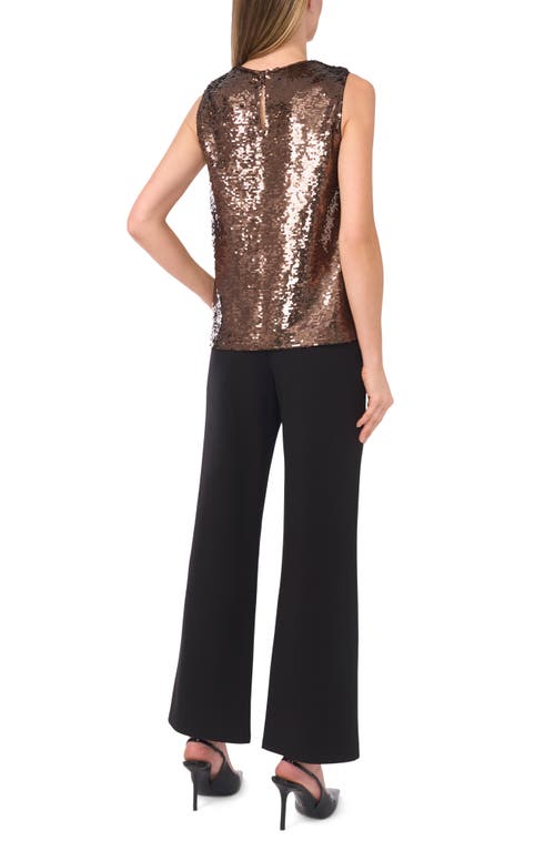 Halogenr Halogen(r) Sequin Shell Top In Brown