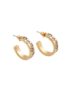 Fable England Nightshade Gold Hoop Earrings