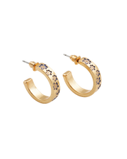 Fable England Nightshade Gold Hoop Earrings