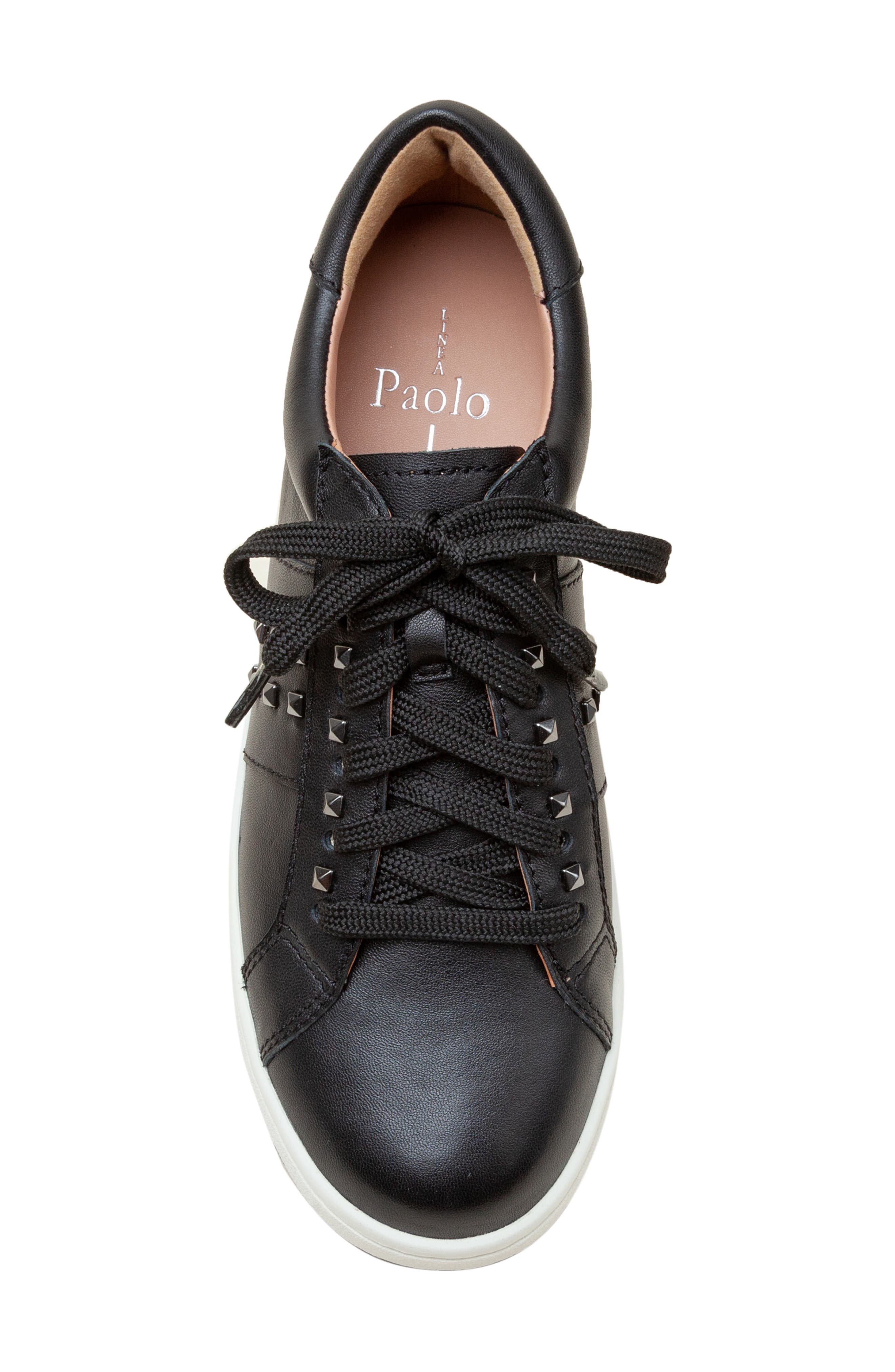Linea Paolo Kerry Sneaker, Alternate, color, Black