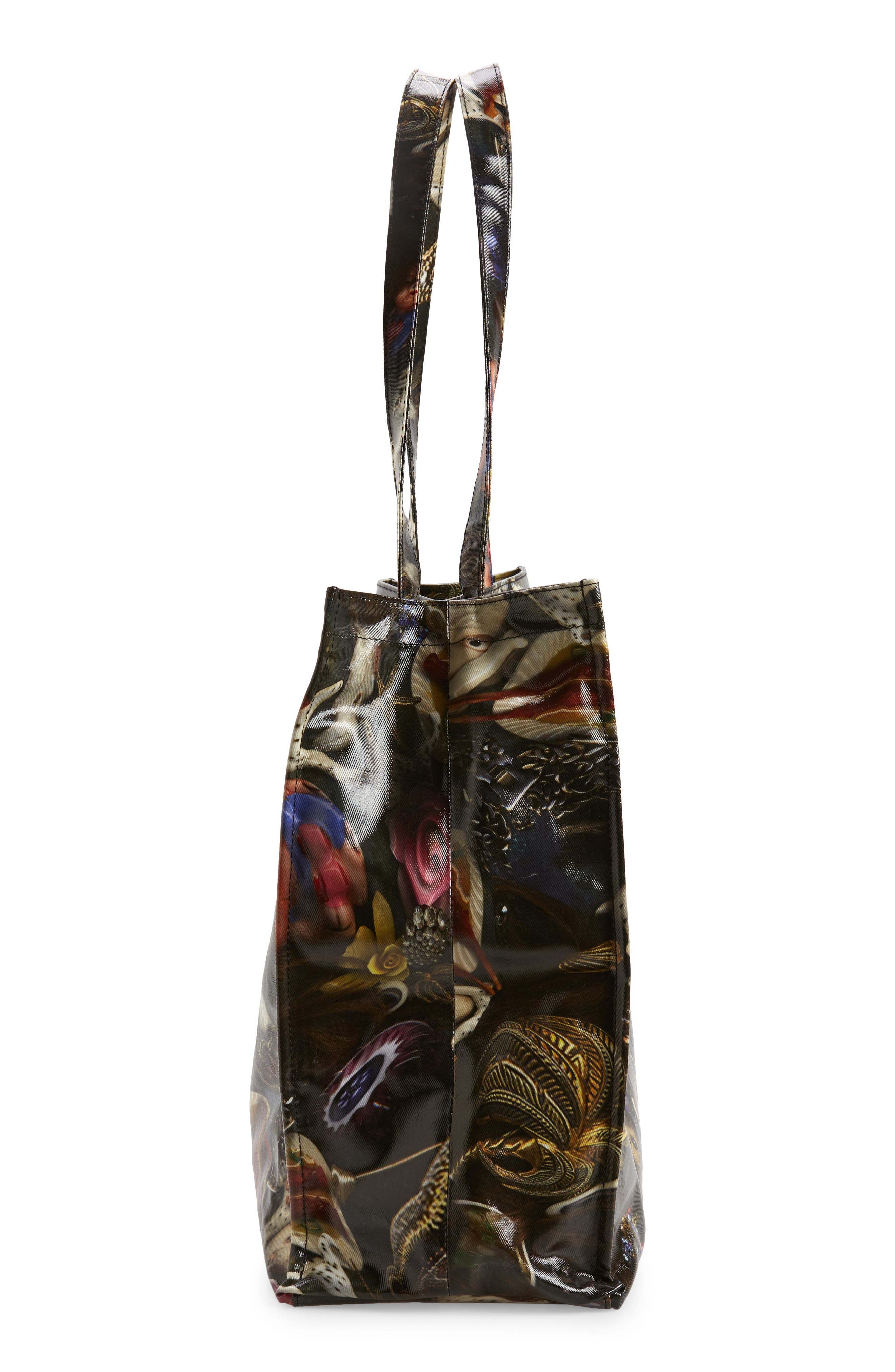 x Per Sundberg Print Tote, Alternate, color, BLACK MULTICOLOR