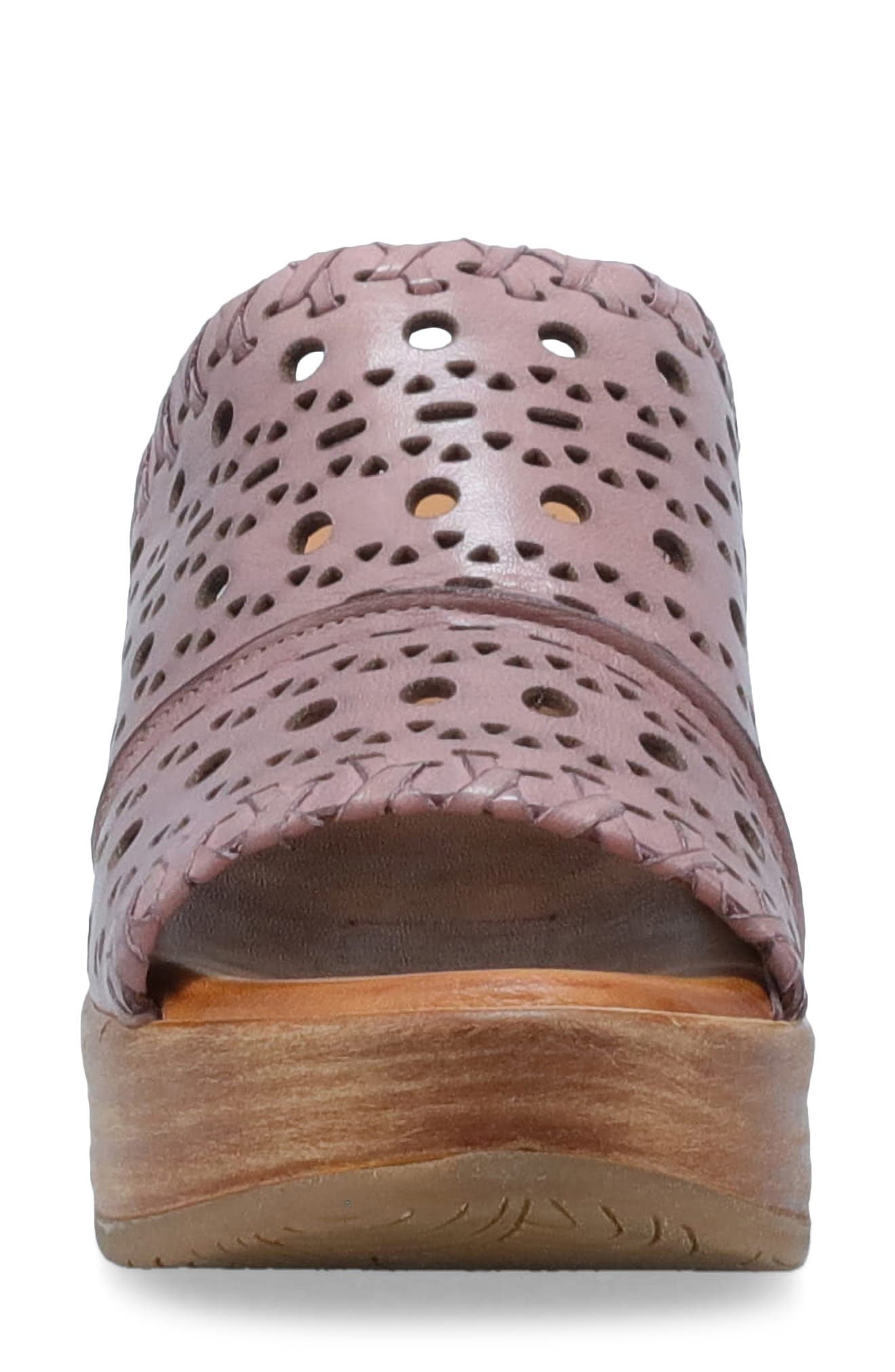 Wesley Platform Wedge Slide Sandal, Alternate, color, BLUSH