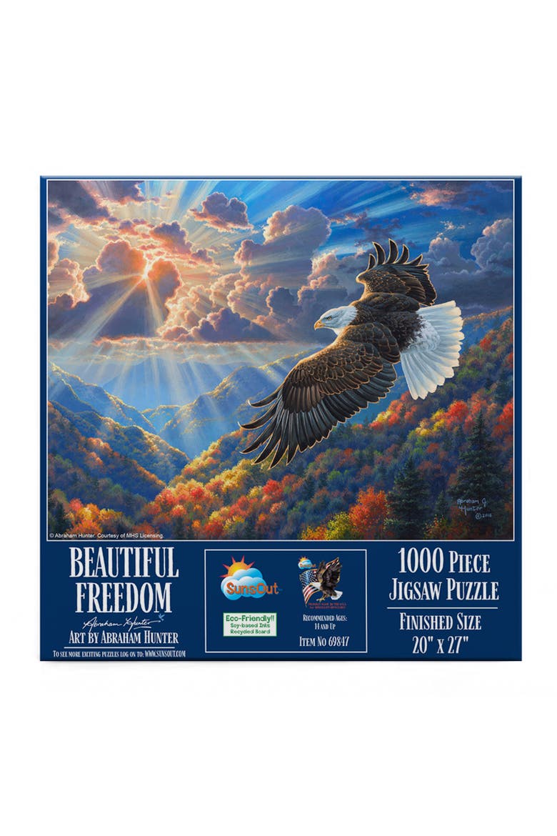Beautiful Freedom 1000 piece Jigsaw Puzzle for Adults, Alternate, color, Multicolor