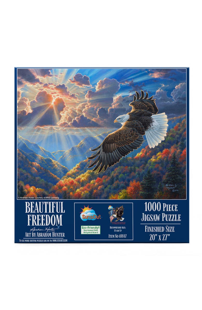 Sunsout Beautiful Freedom 1000 piece Jigsaw Puzzle for Adults, Alternate, color, Multicolor