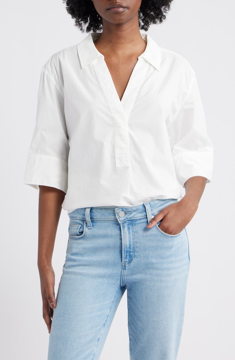 Rails Juda Cotton Poplin Popover Top, Main, color, 