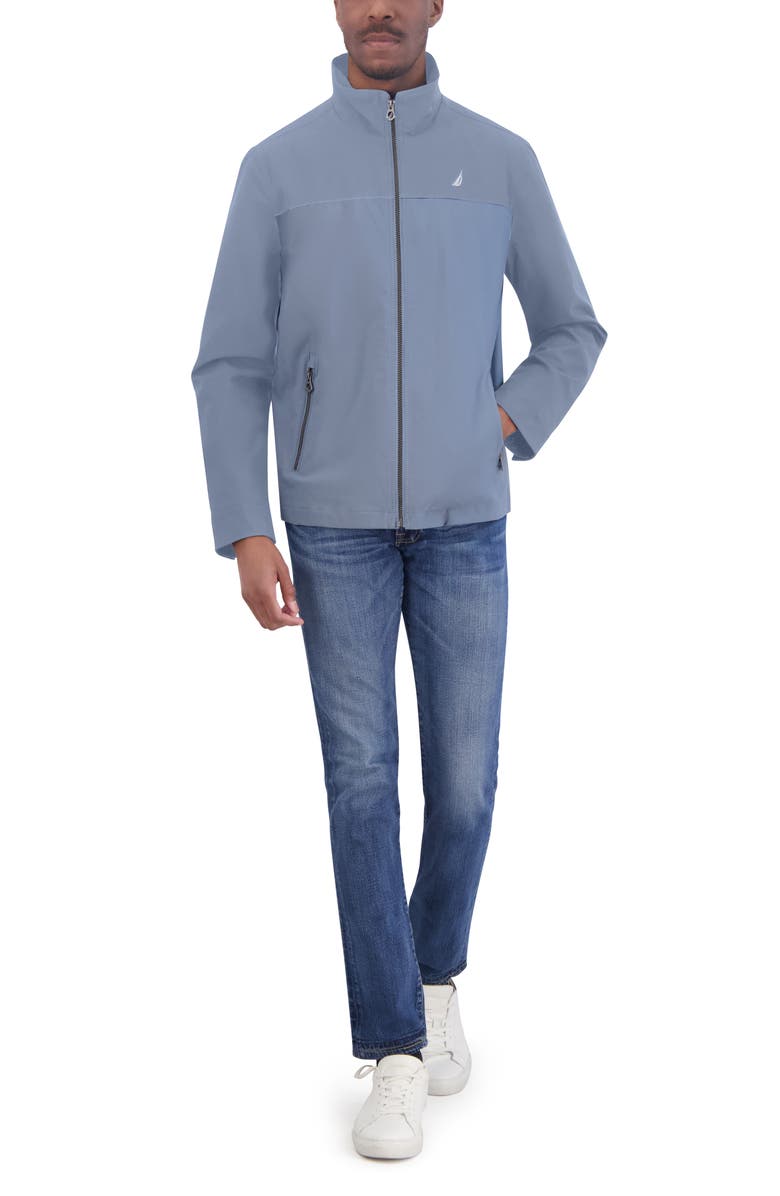 Nautica Lightweight Stretch Water Resistant Golf Jacket, Alternate, color, China Blue