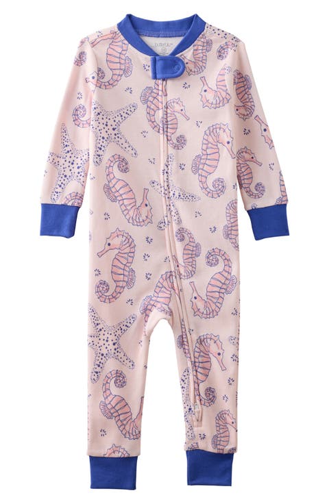Shawn Footless Organic Cotton One-Piece Pajamas (Baby)