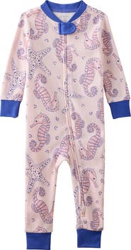 BUTTERBLU Shawn Footless Organic Cotton One-Piece Pajamas