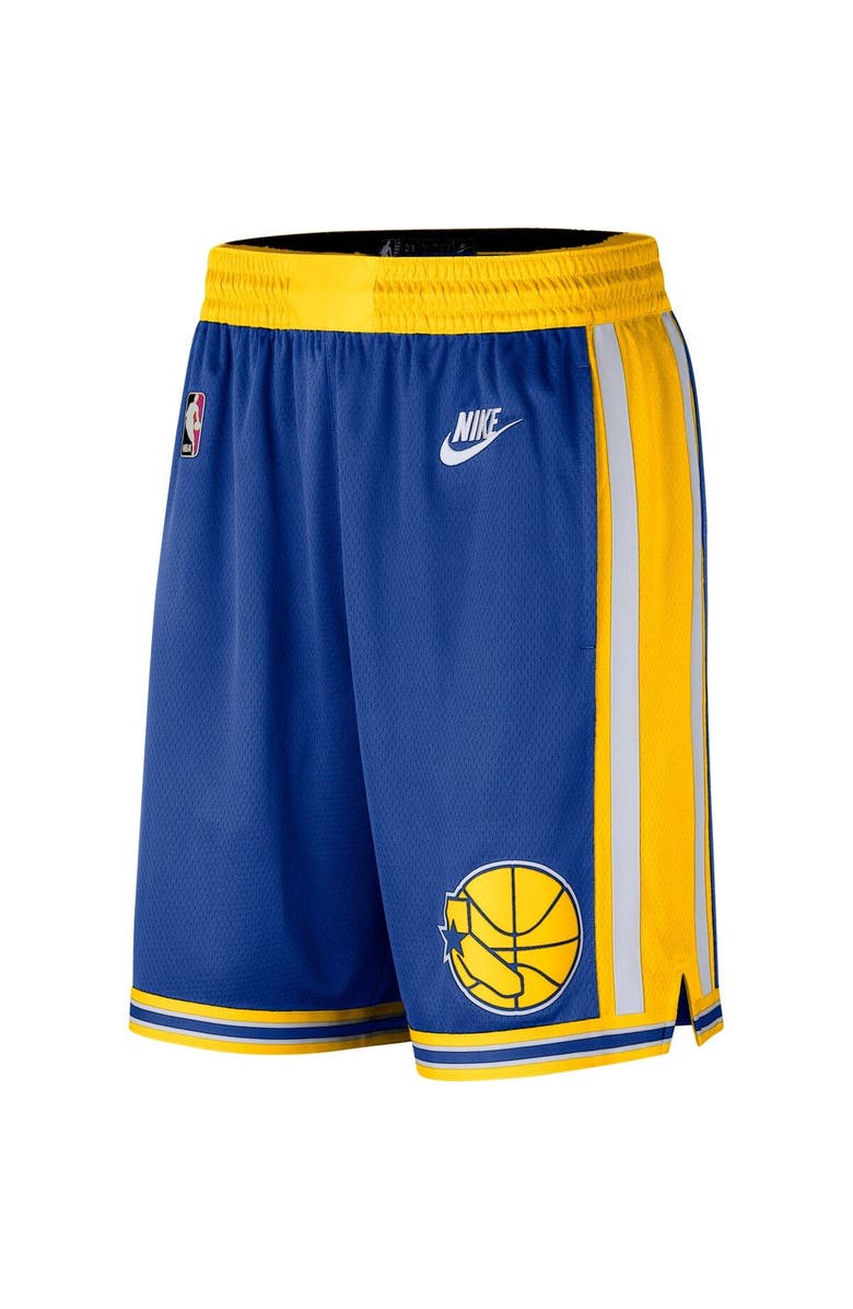 Nike Men's Nike Royal Golden State Warriors 2022/23 Classic Edition Swingman Performance Shorts, Alternate, color, 