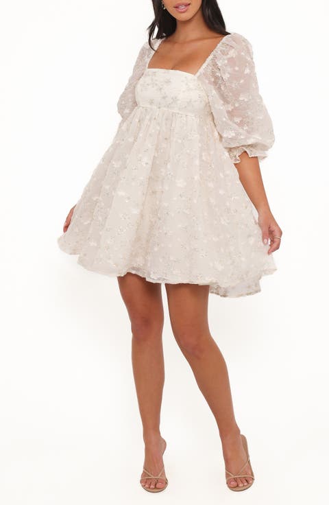 Lillian Lace & Sequin Minidress