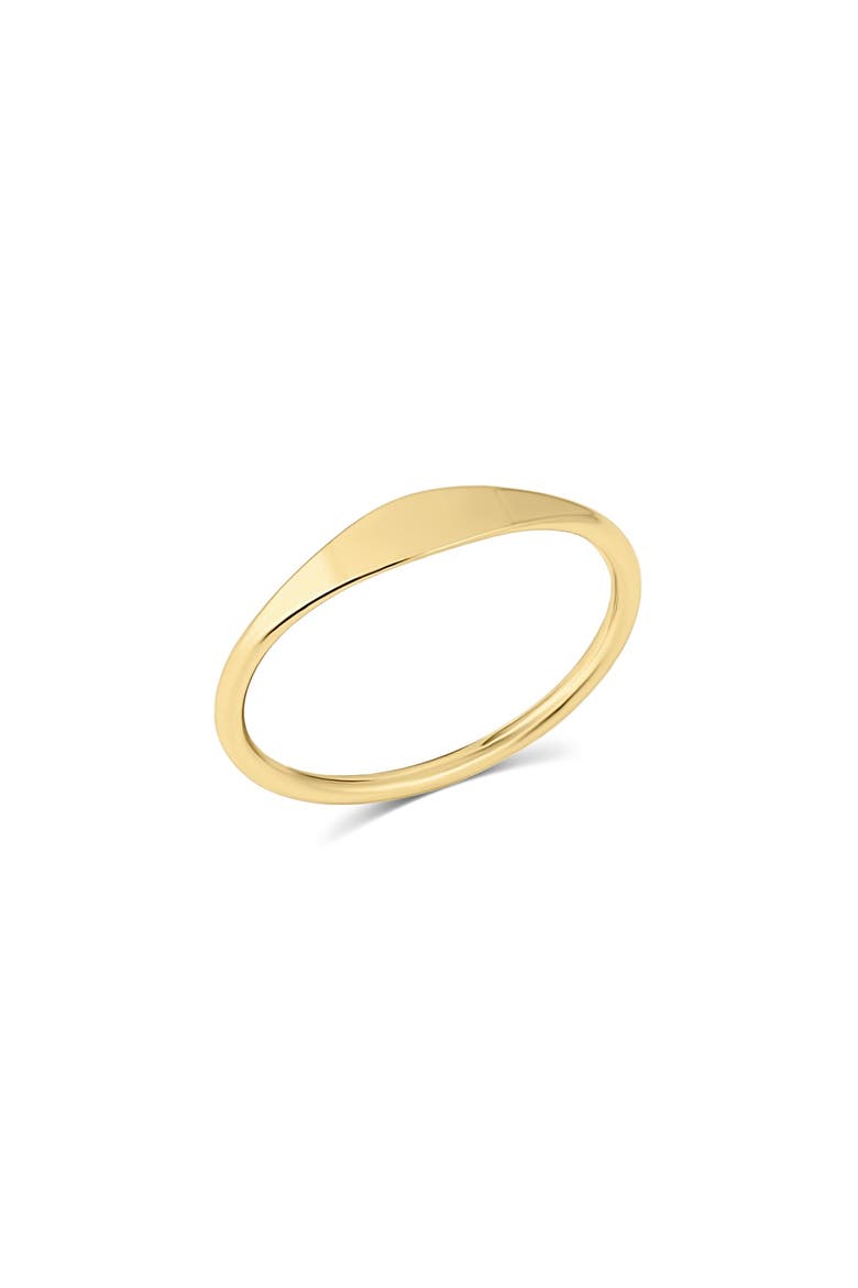 Juliette Signet Ring, Main, color, Gold
