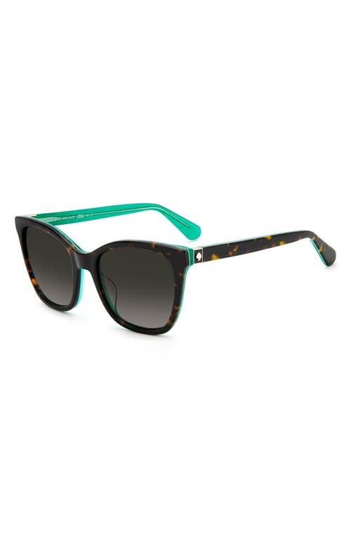 Kate Spade New York Desis 55mm Cat Eye Sunglasses In Brown