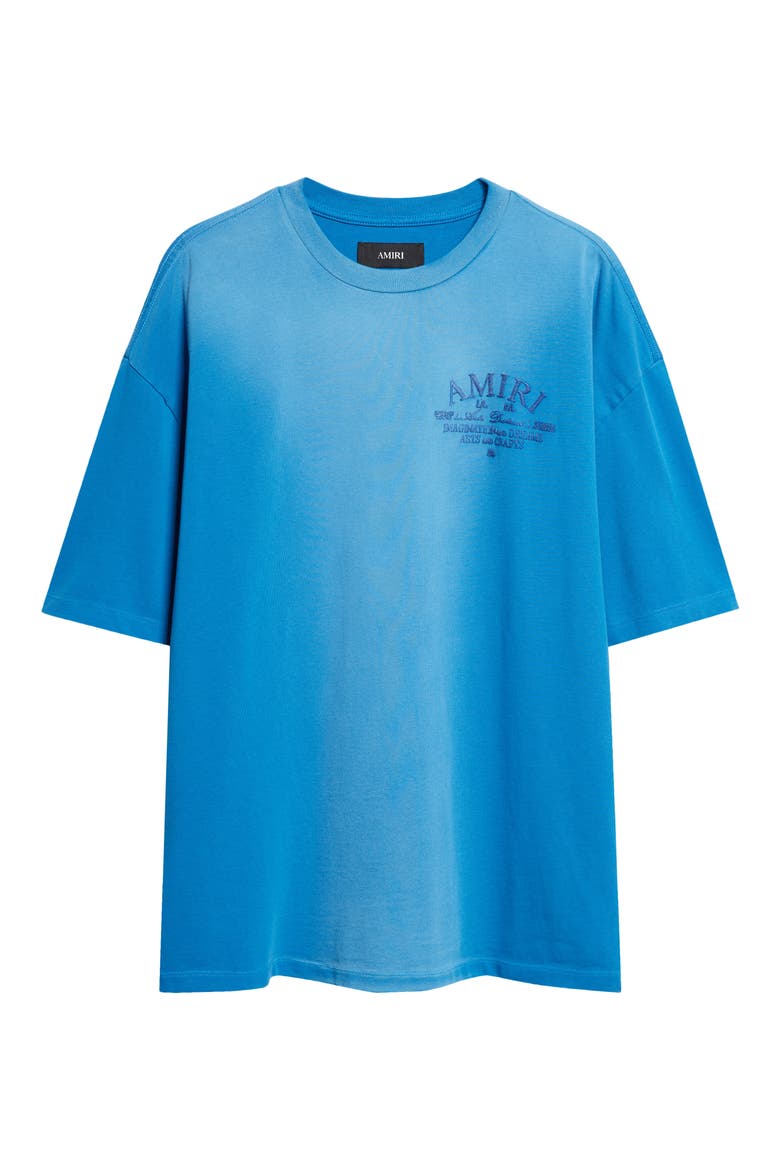 Arts District Faded Cotton T-Shirt, Alternate, color, SAPPHIRE