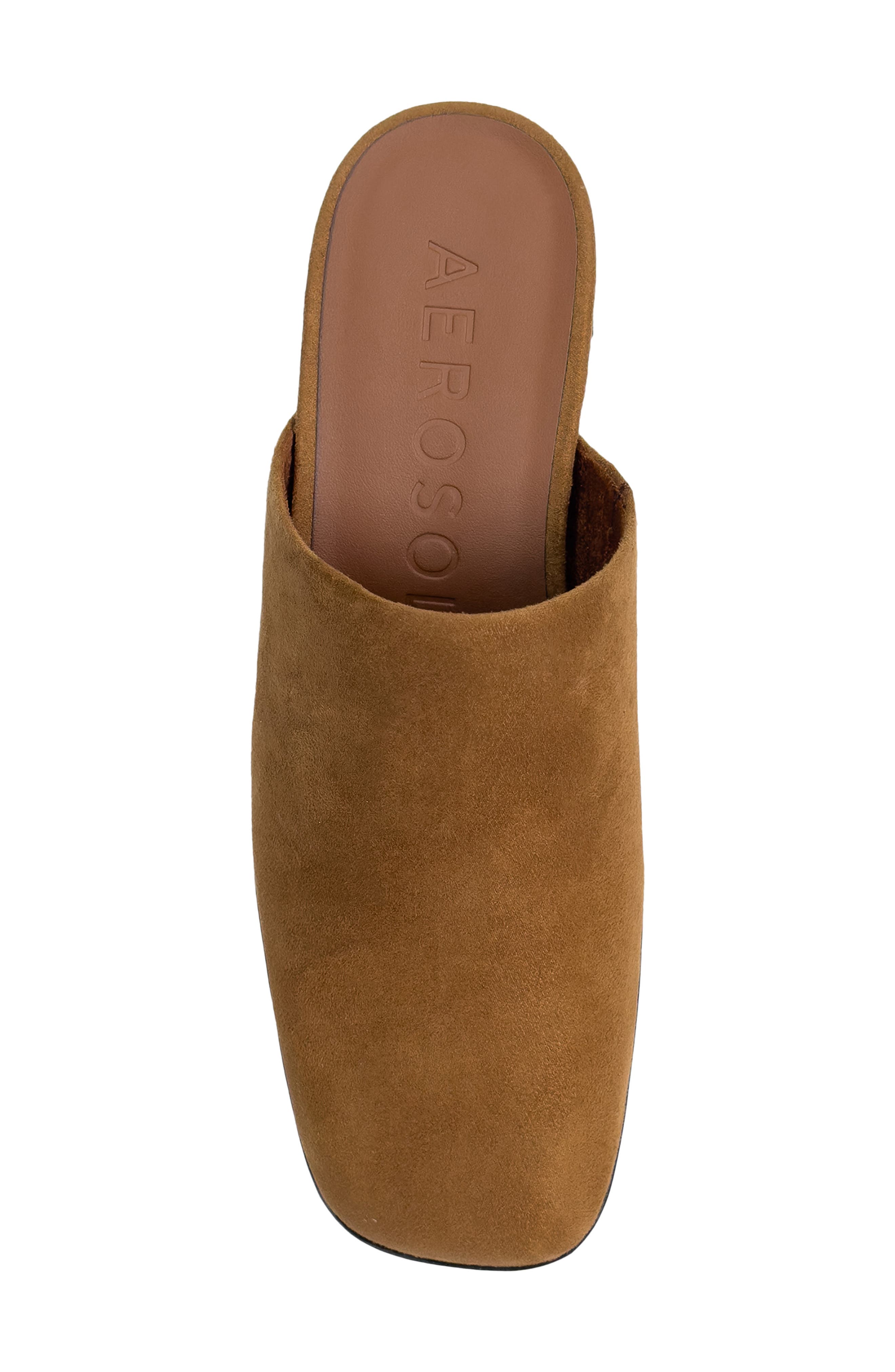 Chata Platform Mule, Alternate, color, TOBACCO FAUX SUEDE