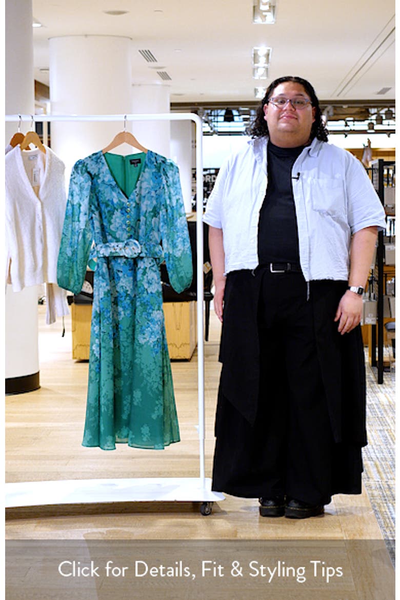 Floral Belted Long Sleeve Dress video