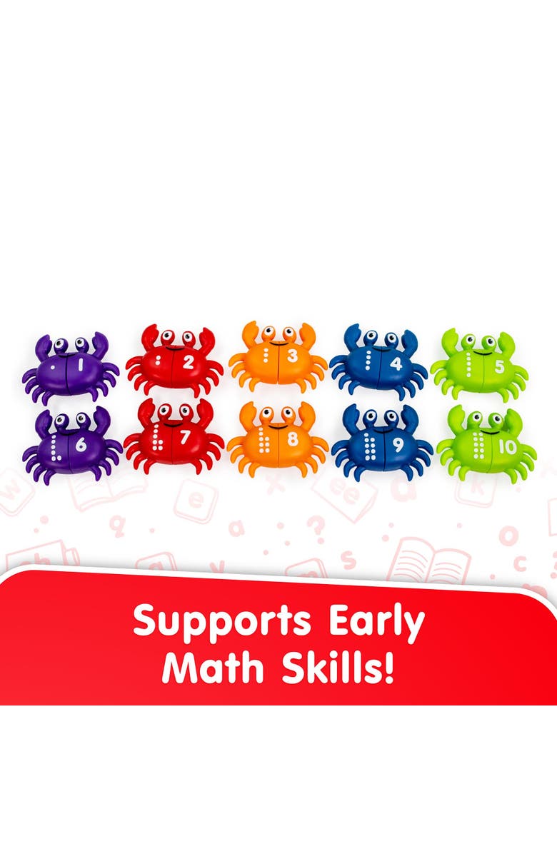 Junior Learning Counting Crabs Math Game, Alternate, color, Multicolored