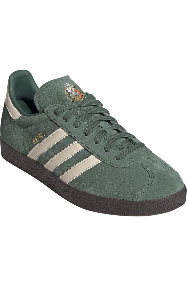 adidas Originals Men's adidas Originals Green Mexico National Team Team Gazelle Shoes, Main, color,