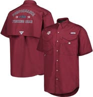 Columbia Men's Columbia Maroon Texas A&M Aggies Bonehead Button-Up Shirt