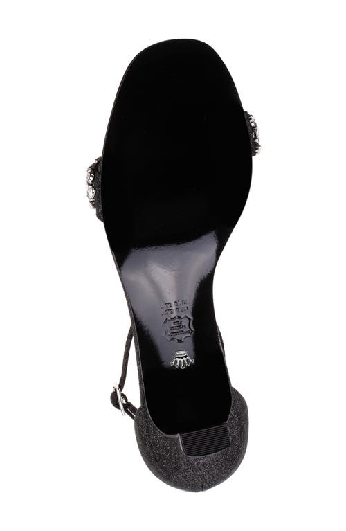 Nina Britany Ankle Strap Sandal In Black Fantasy Net
